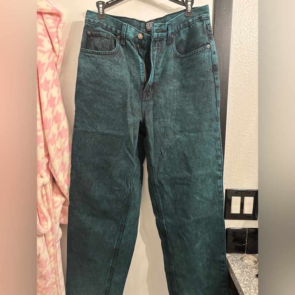 Women's Teal Denim Jeans